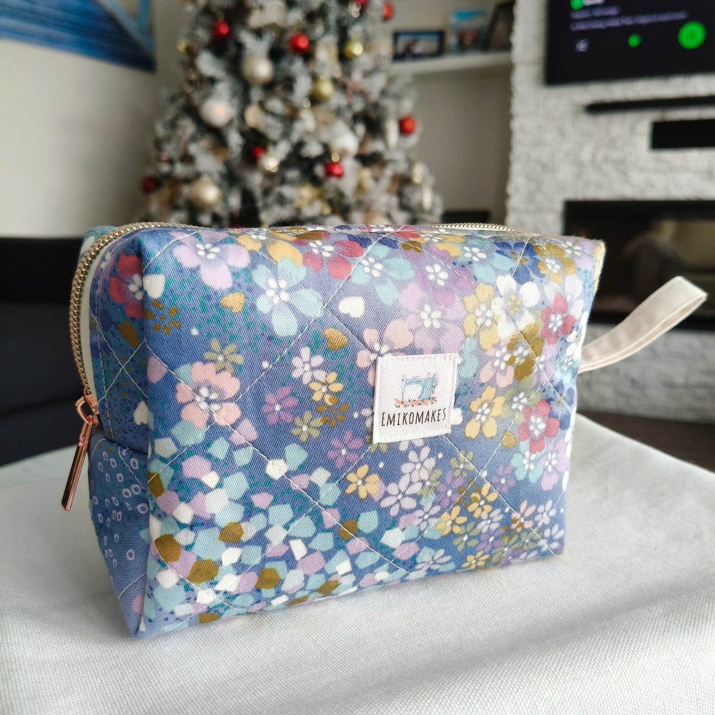 Quilted Boxy Pouch