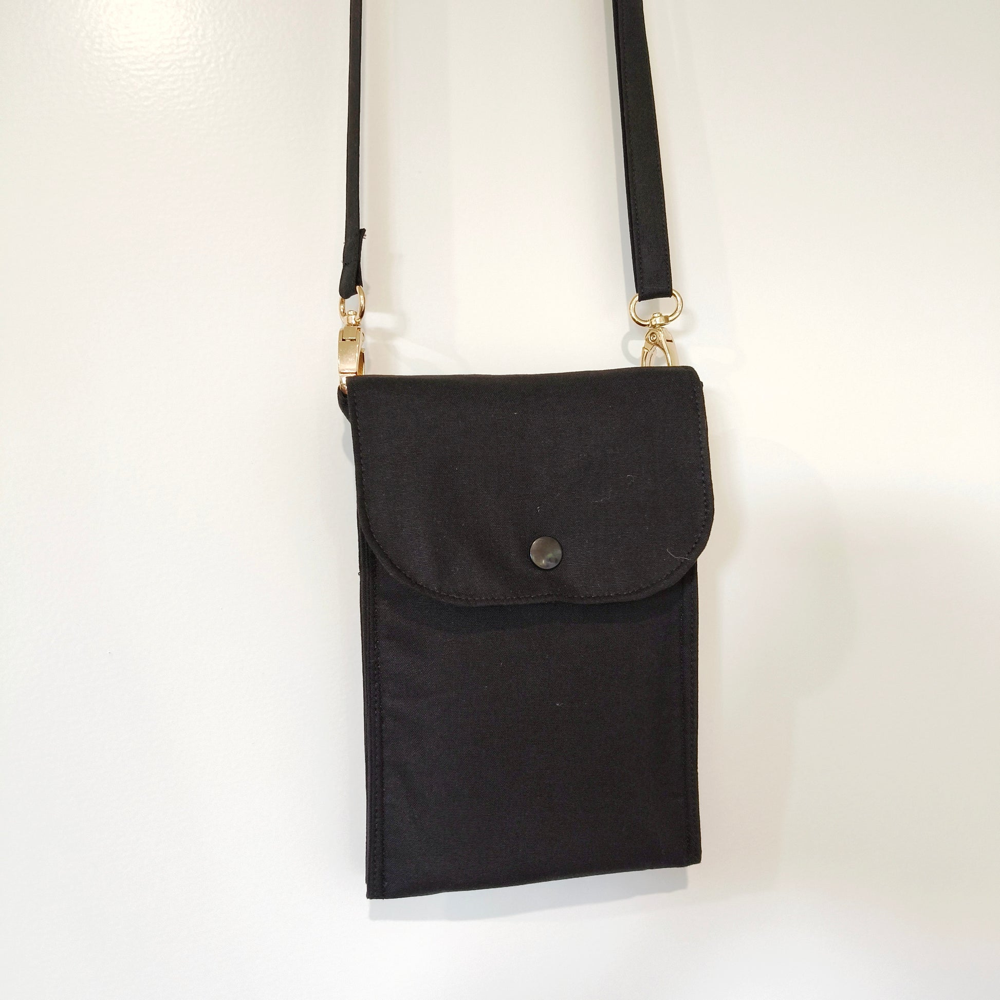 crossbody dual phone pouch