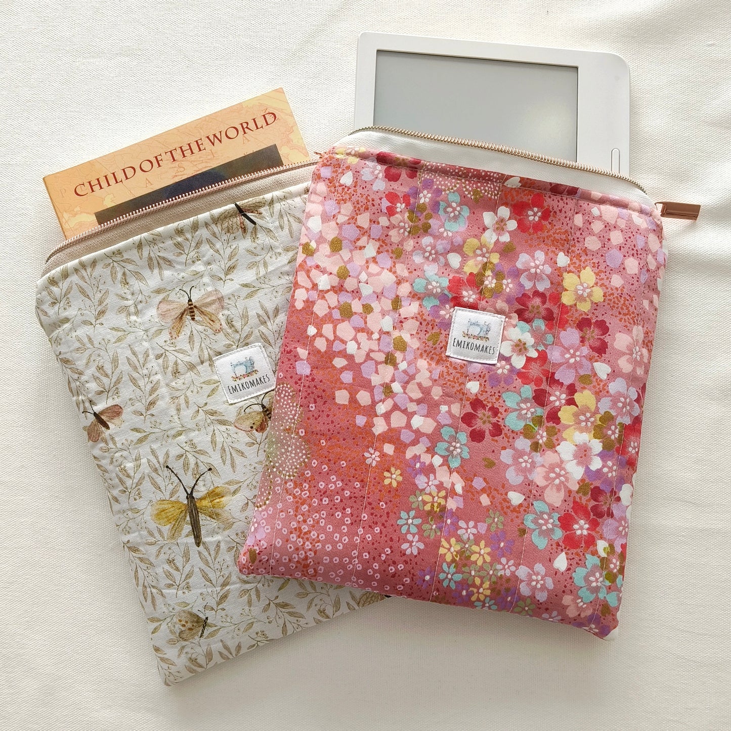 Quilted E-reader Sleeve